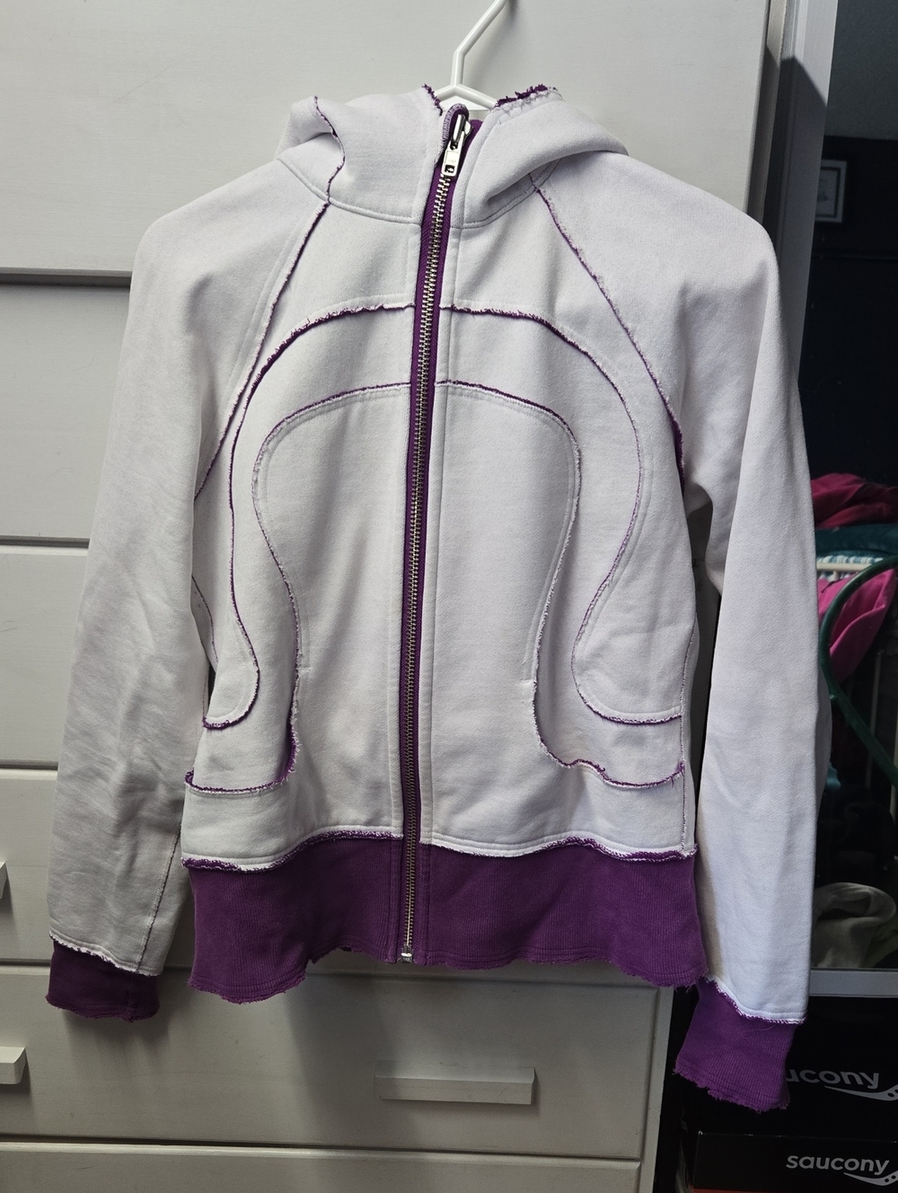Lululemon Scuba Hoodie Raw Edge